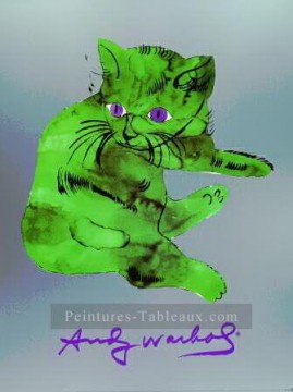 cat cats Painting - A Cat Named Sam Andy Warhol